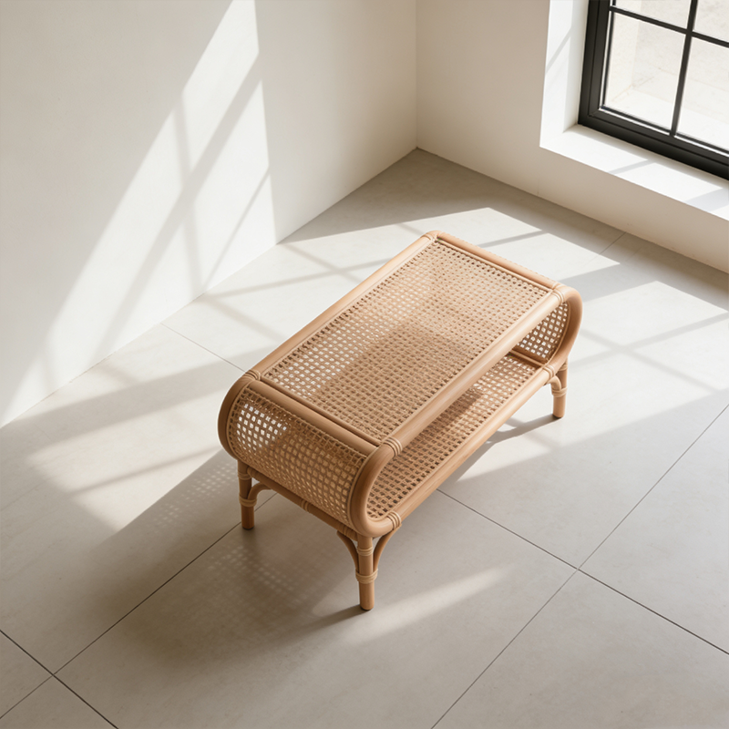 핸드메이드 티 테이블 전체 모습