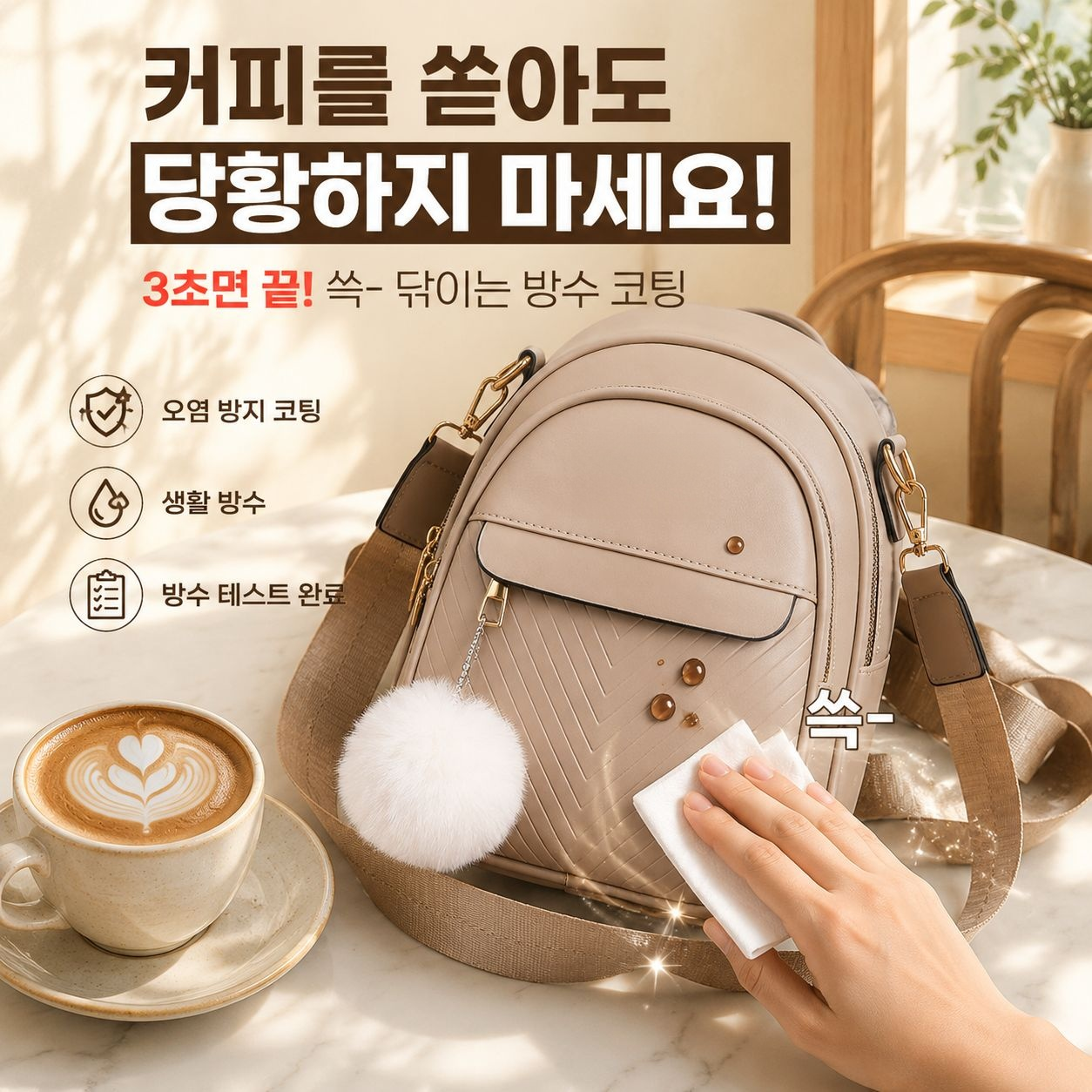 여성용 심플 컬러 미니 백팩, 여행용, 한류 스타일