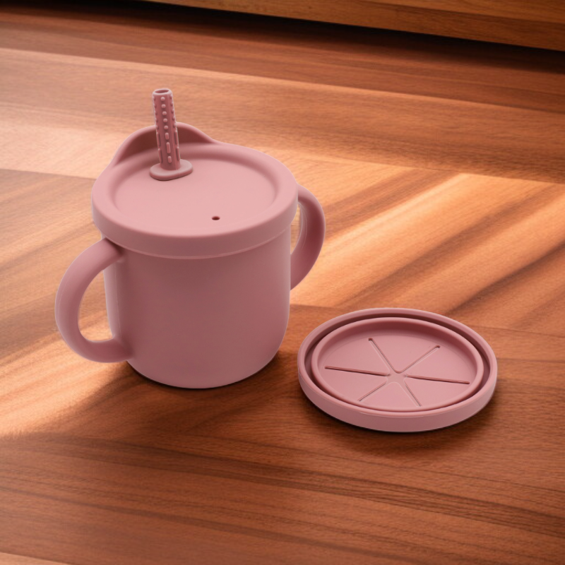 충격 방지 아기 물컵