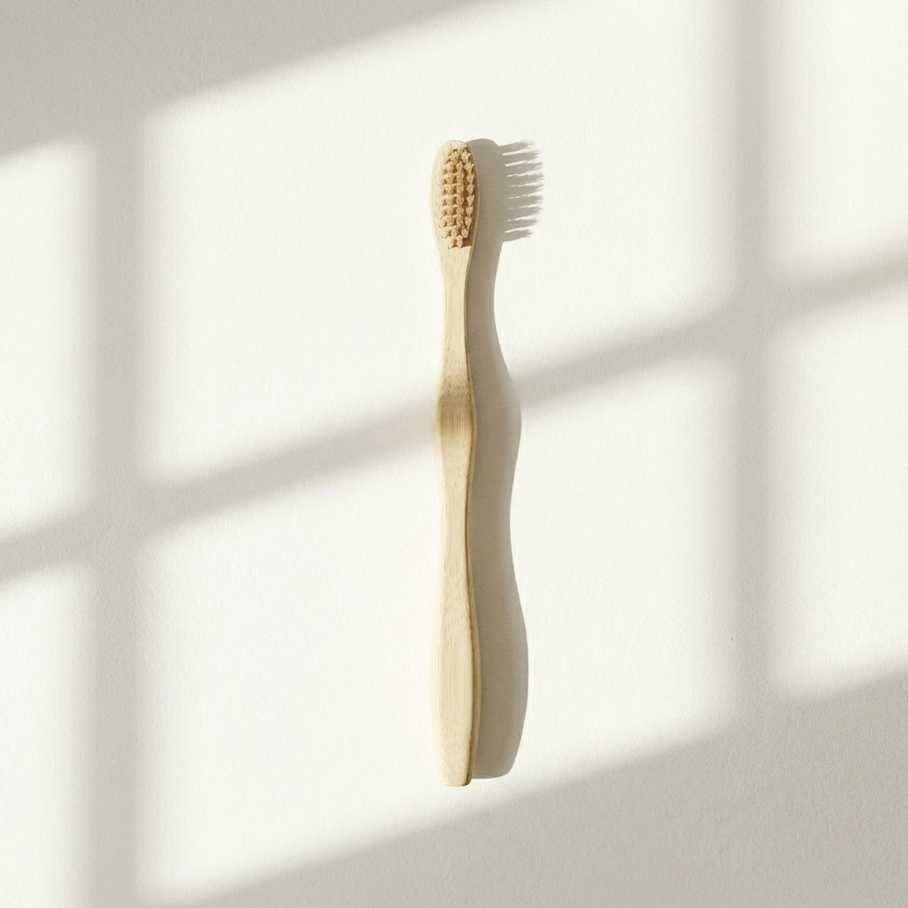 แปรงสีฟันไม้ไผ่ 