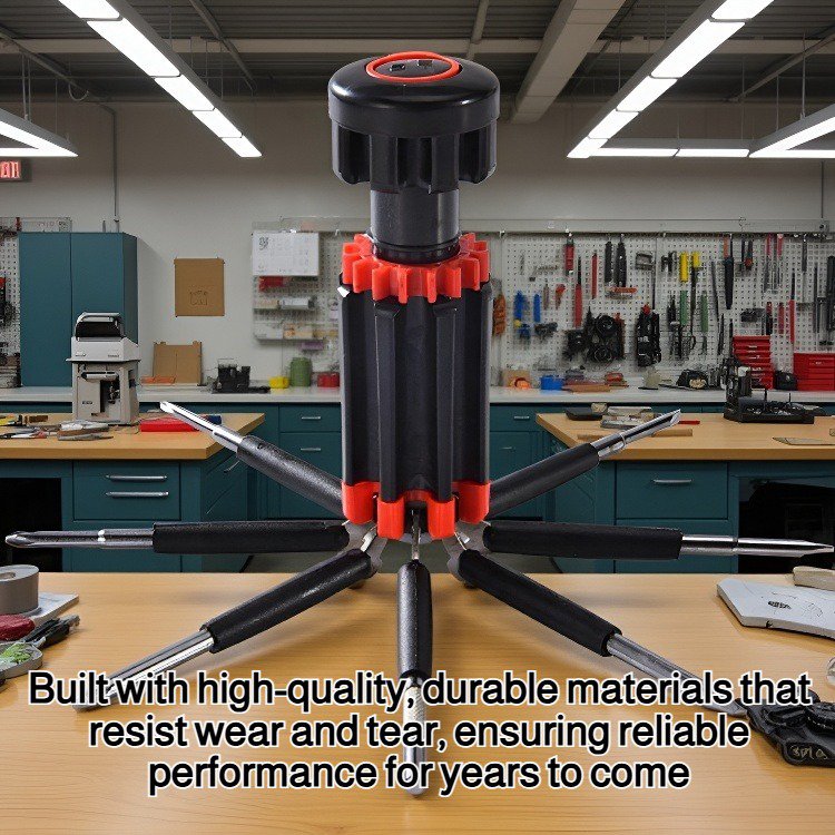 Versatile screwdriver tool with interchangeable heads