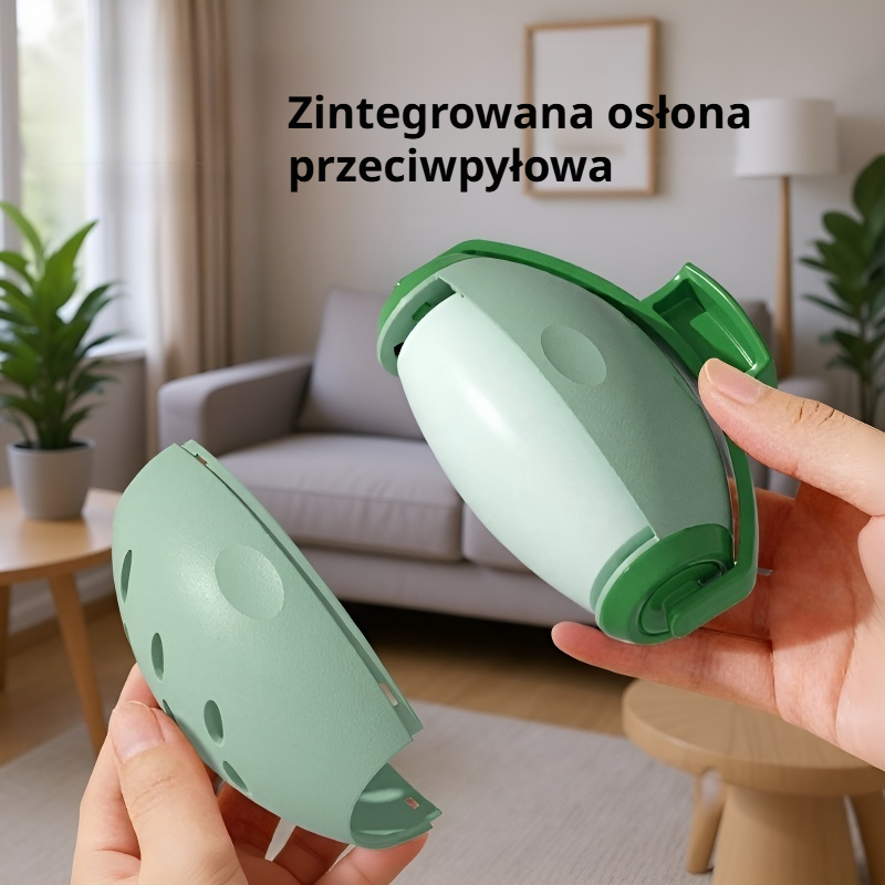 Przenośny, wielokrotnego użytku, zmywalny wałek do usuwania sierści