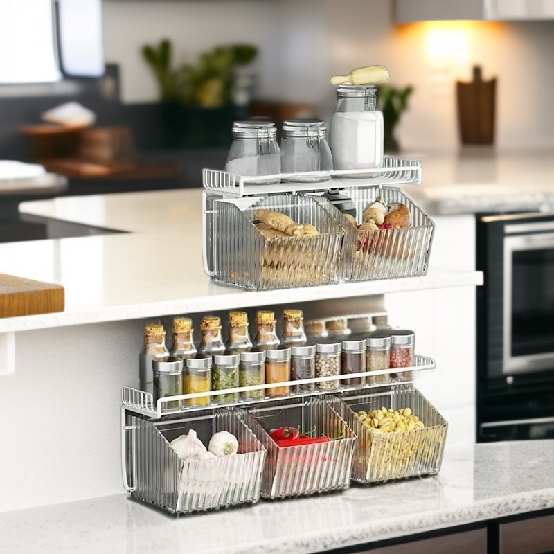  Wall-Mounted Kitchen Organizer, Stylish Design