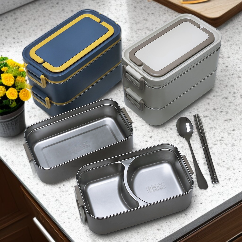 علبة طعام حافظ للحرارة من الستانلس ستيل