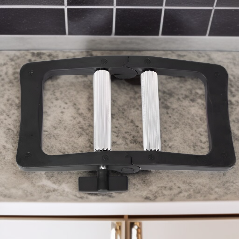 Durable metal toothpaste clip for bathroom