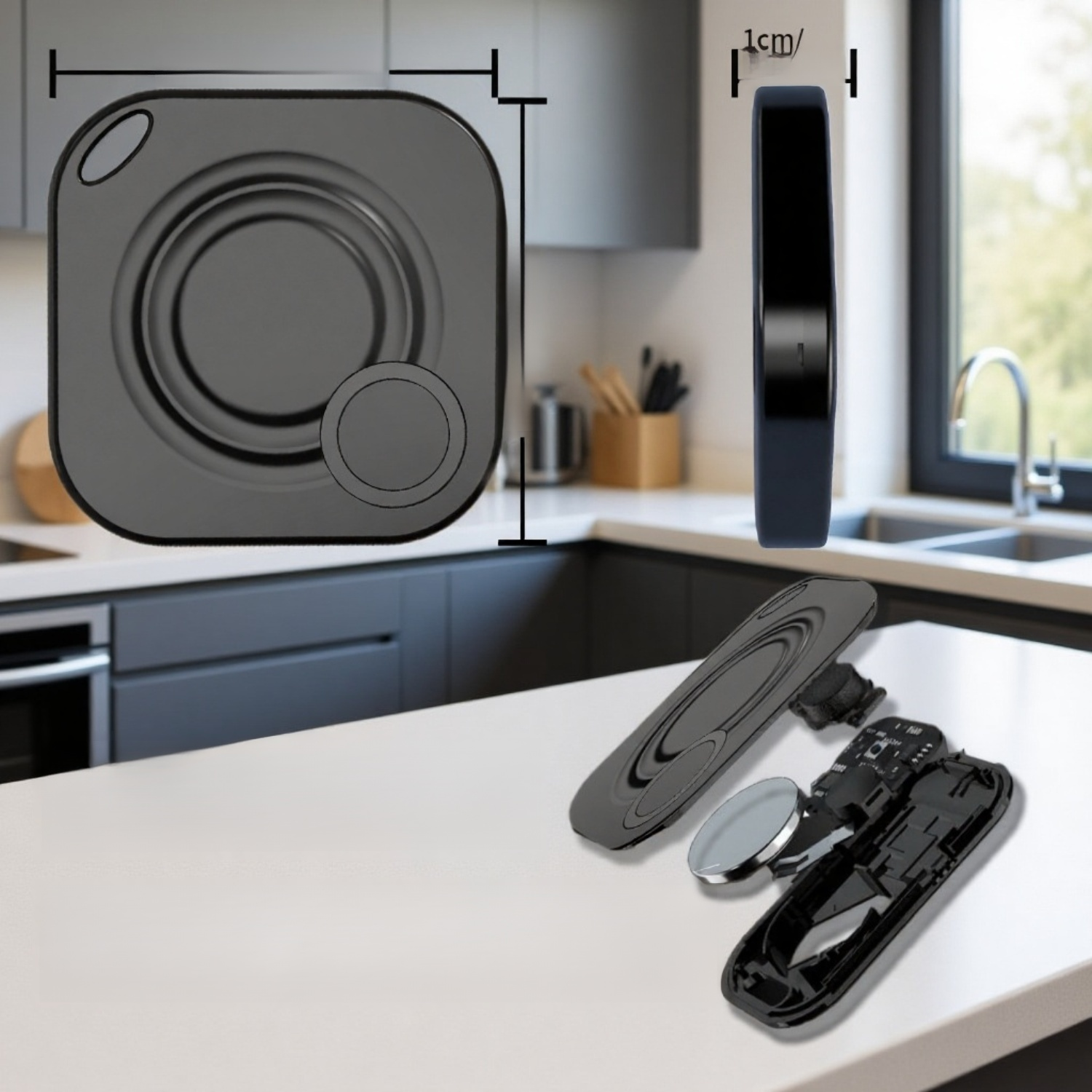 جهاز تحديد موقع مقاوم للماء ببلوتوث لحماية الشيء من الضياع