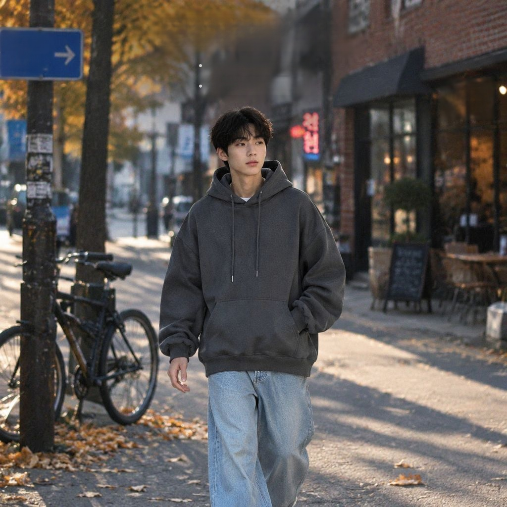 Hoodie casual para estudiantes