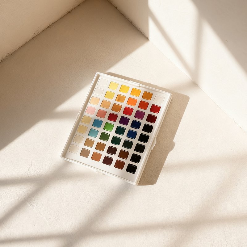 48色アクリル絵具セット（2箱入り）