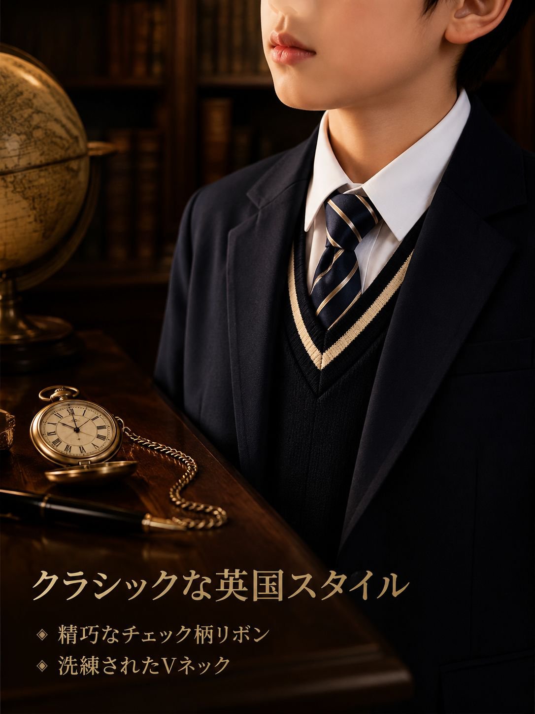 春夏新作 キッズ英国風幼稚園制服 小学生制服 発表衣装