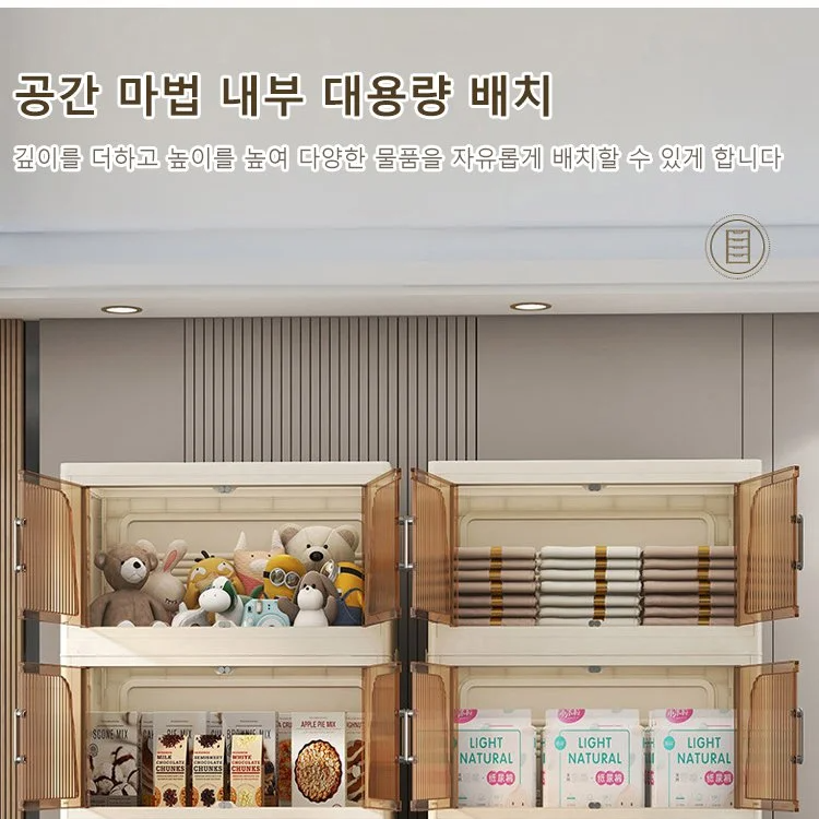 이 수납함은 평생 사용할 수 있으며, 10년이 지나도 새 것처럼 유지됩니다. 튼튼하고 내구성이 뛰어나 150킬로그램의 남성 두 명이 올라가도 변형되지 않습니다