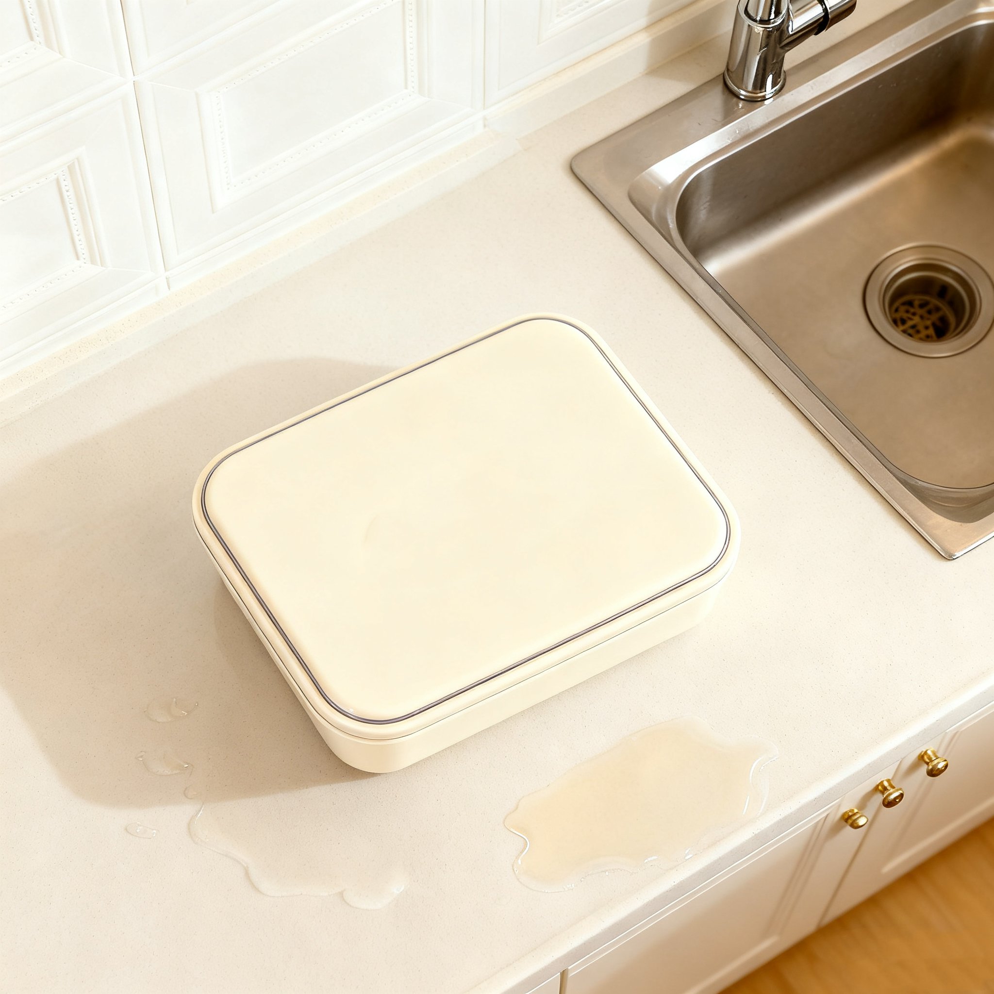 주방 식품 보관함 (2개 세트)