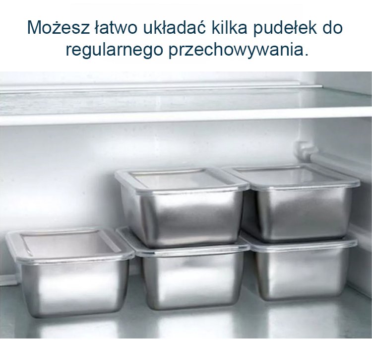 Pojemnik kuchenny ze stali nierdzewnej do przechowywania
