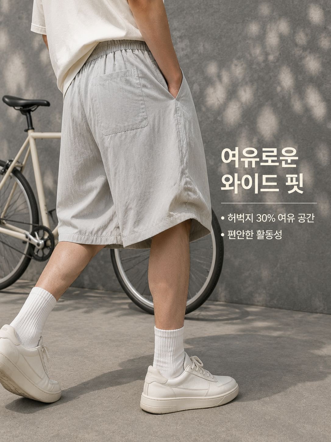 남성용 오부 반바지 여름 캐주얼 반바지