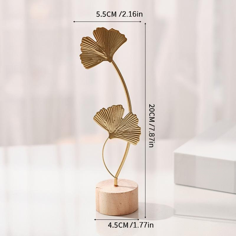 Modern minimalist metal ornament