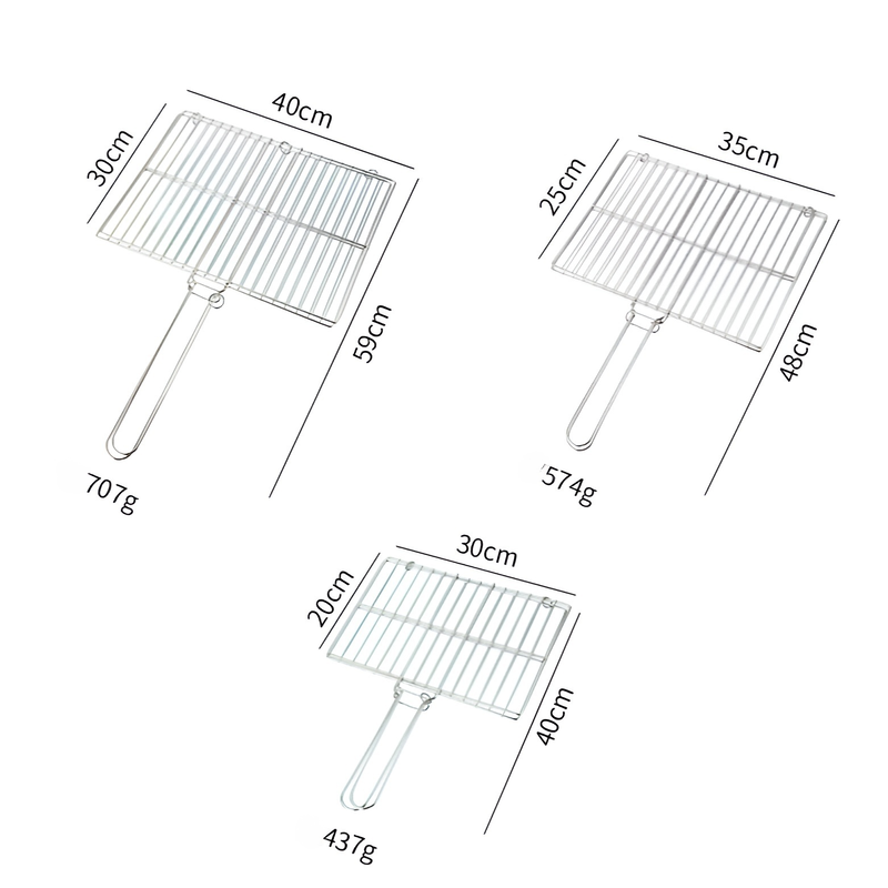 ตะแกรงย่างบาร์บีคิวกลางแจ้ง