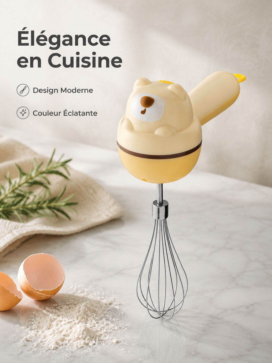 Batteur à main portable domestique