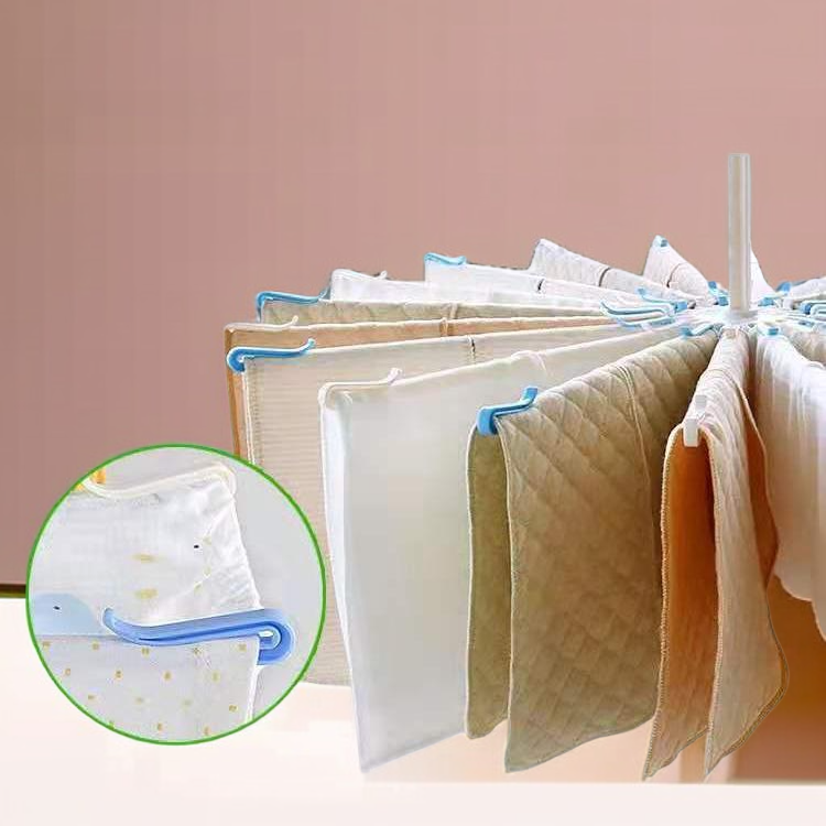 繖形20夾旋轉防風毛巾架