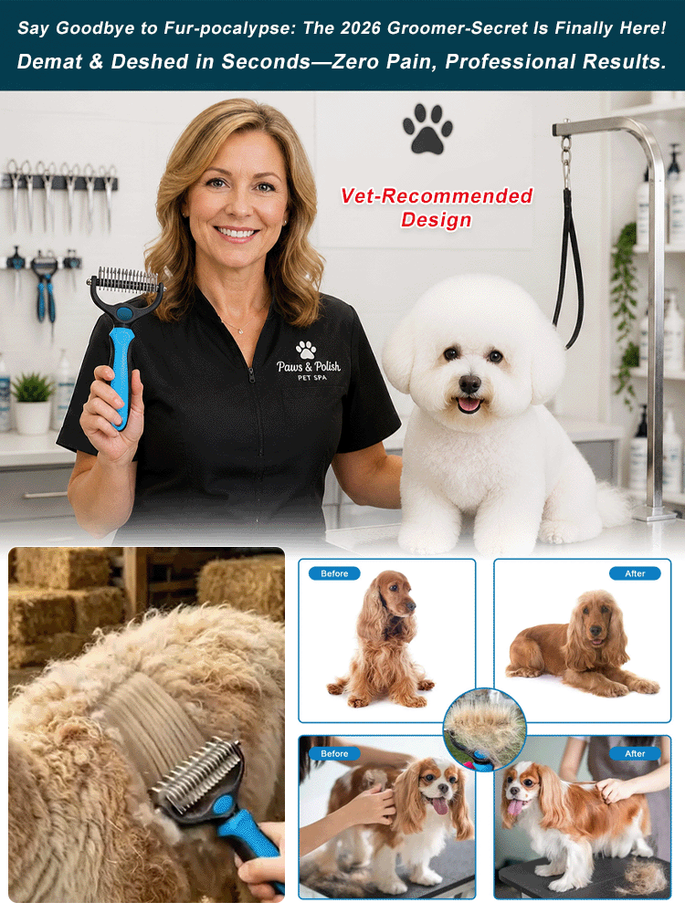  Give Your Pet the Gift of Gentle Grooming--PetSmooth™ Brush 