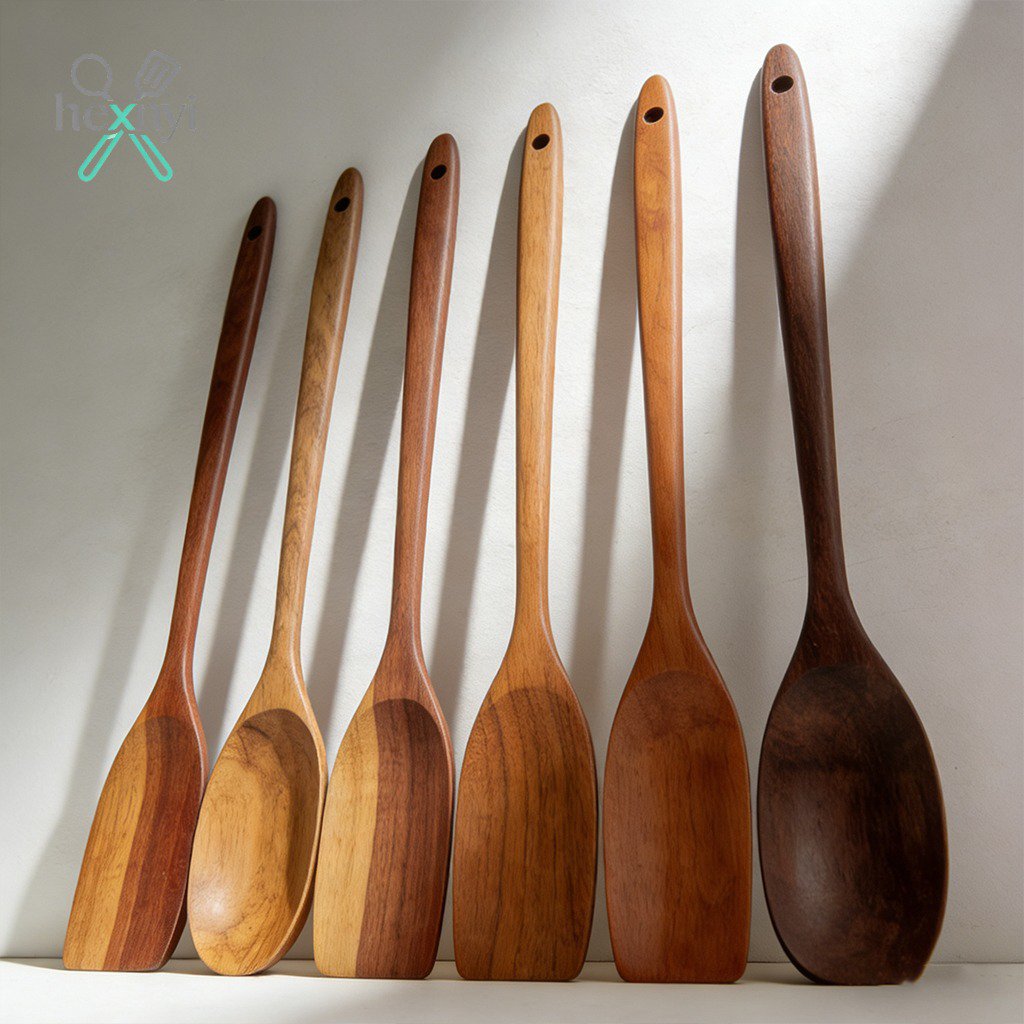 ไม้พายไม่ทาสี ไม่เคลือบแว็กซ์ ปลอดภัยสำหรับทำอาหาร