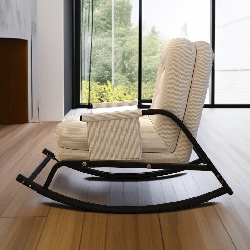 Internet celebrity rocking chair home lazy chair comfortable reclining single rocking chair balcony 