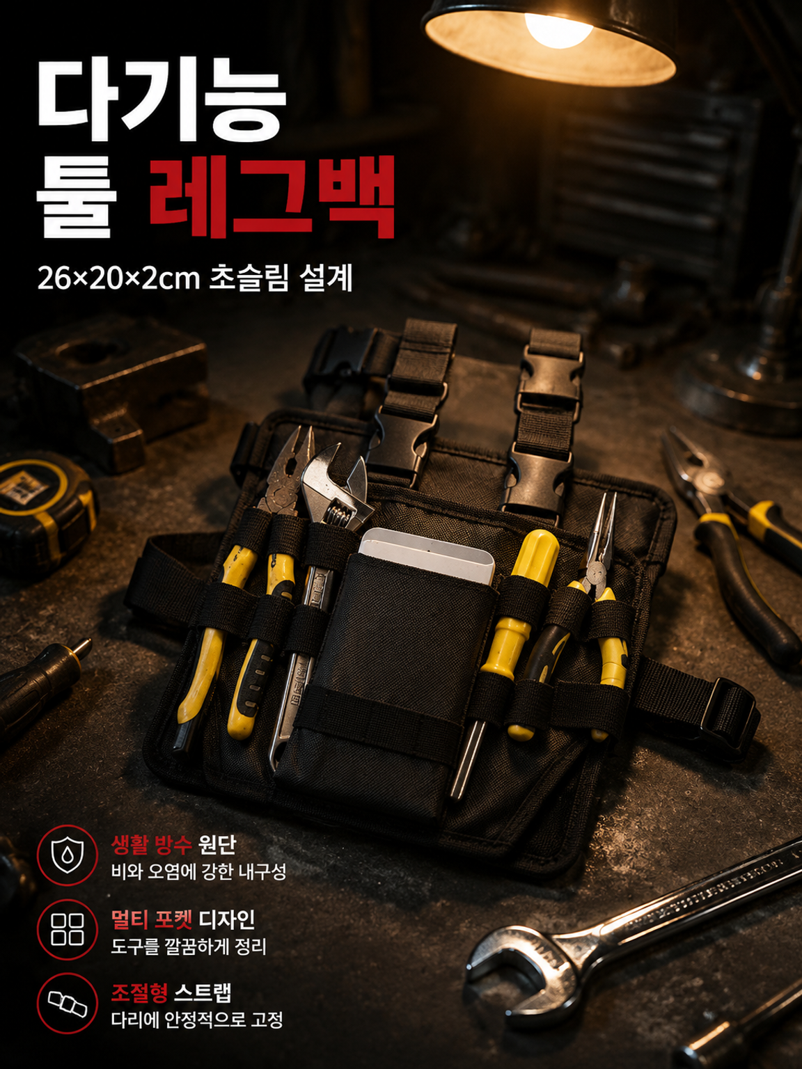 아웃도어 스포츠 필수 오토바이용 허벅지 가방, 허리 가방, 다기능 등산 가방, 캐주얼 크로스백