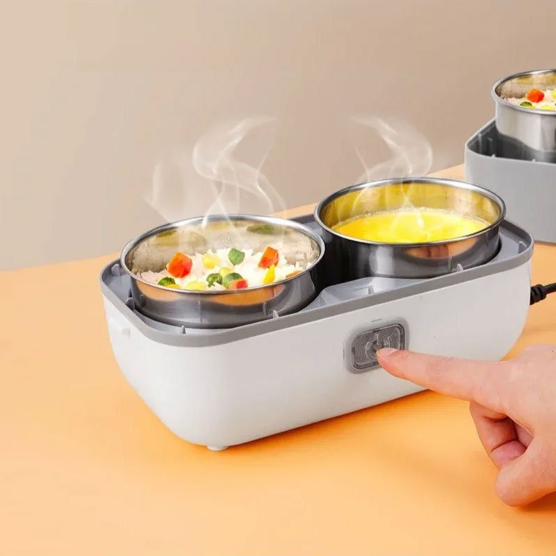 กล่องอาหารกลางวันร้อนไฟฟ้าเสียบปลั๊กได้