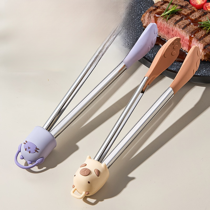 キッチン専用高温耐熱フードトングセット 家庭用食材トングツール