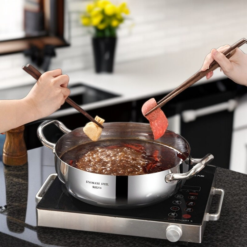 Household Induction Cooker Special Double Ear Soup Pot