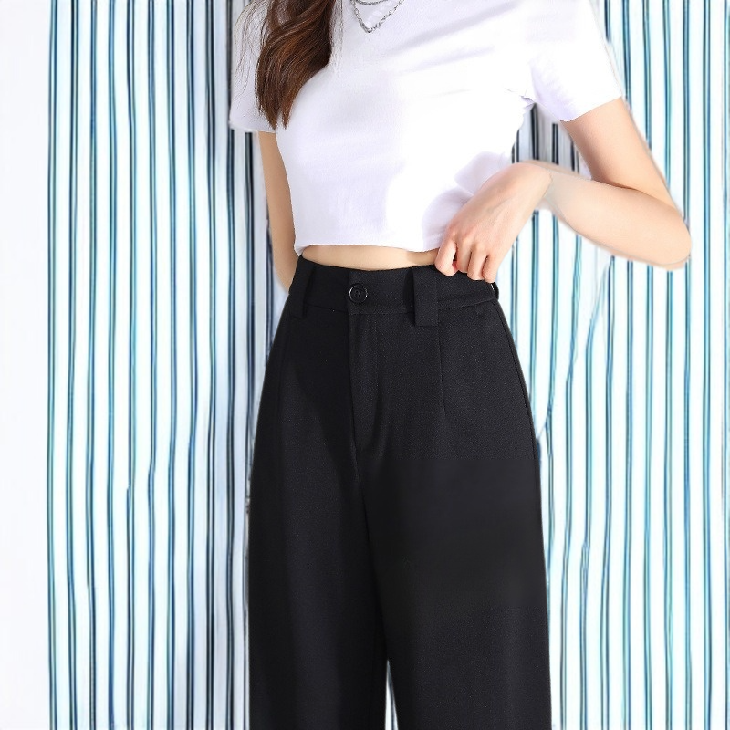 여름 슬랙스 무바지 밴딩 풍선 캐주얼 팬츠녀 무바지 와이드 슬림핏 팬츠