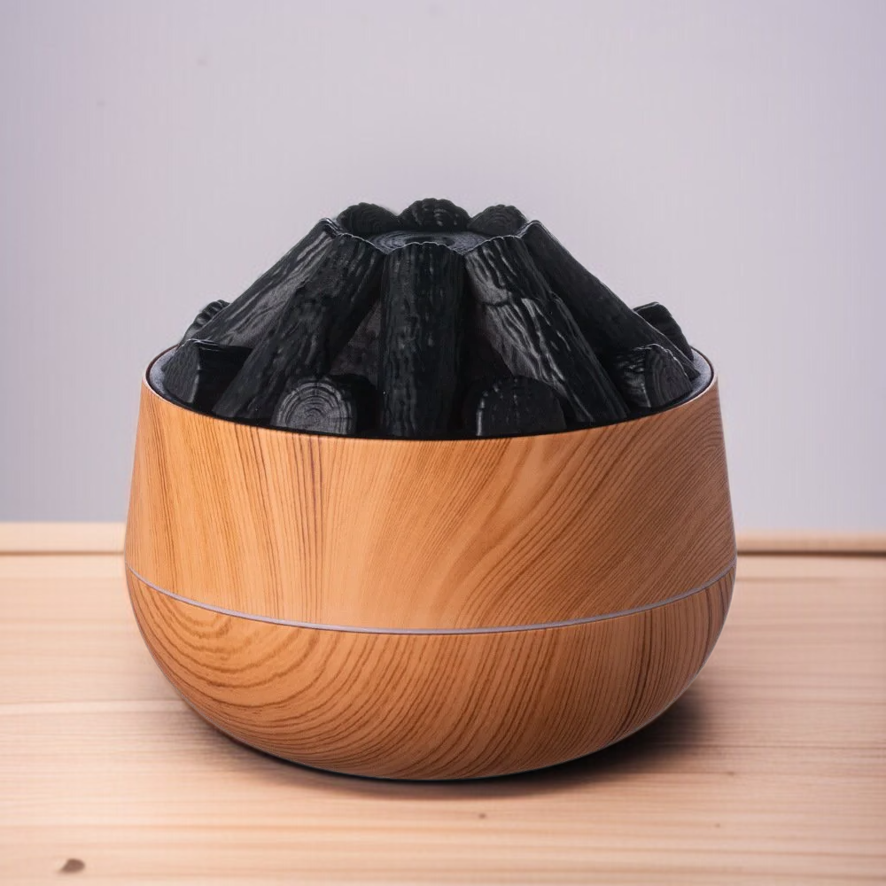 탁상 휴대용 화산 시뮬레이션 가습기 미니 안개량 무음 가습기 숯불 디퓨저 탁상 가습기