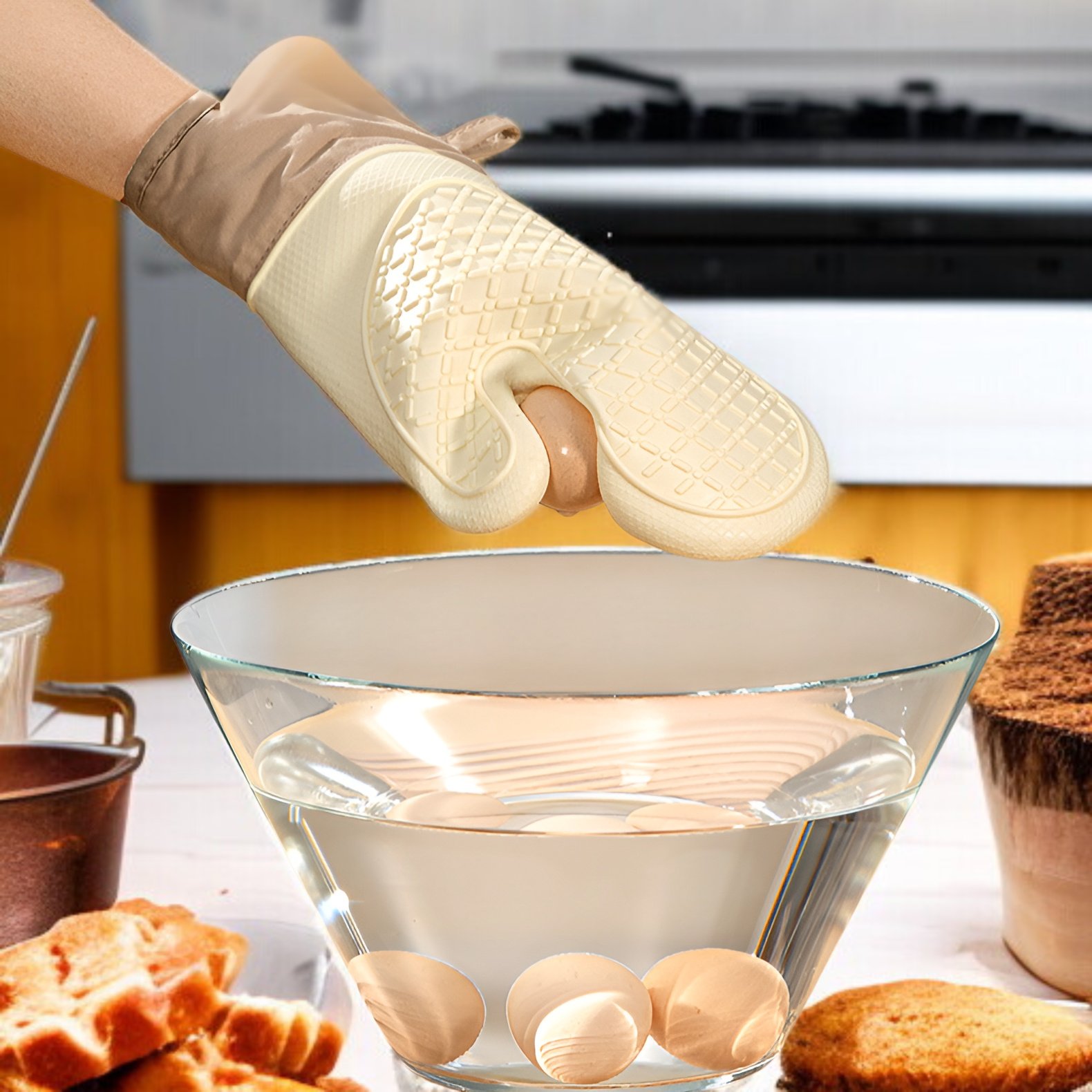 料理用耐熱手袋 両面仕様