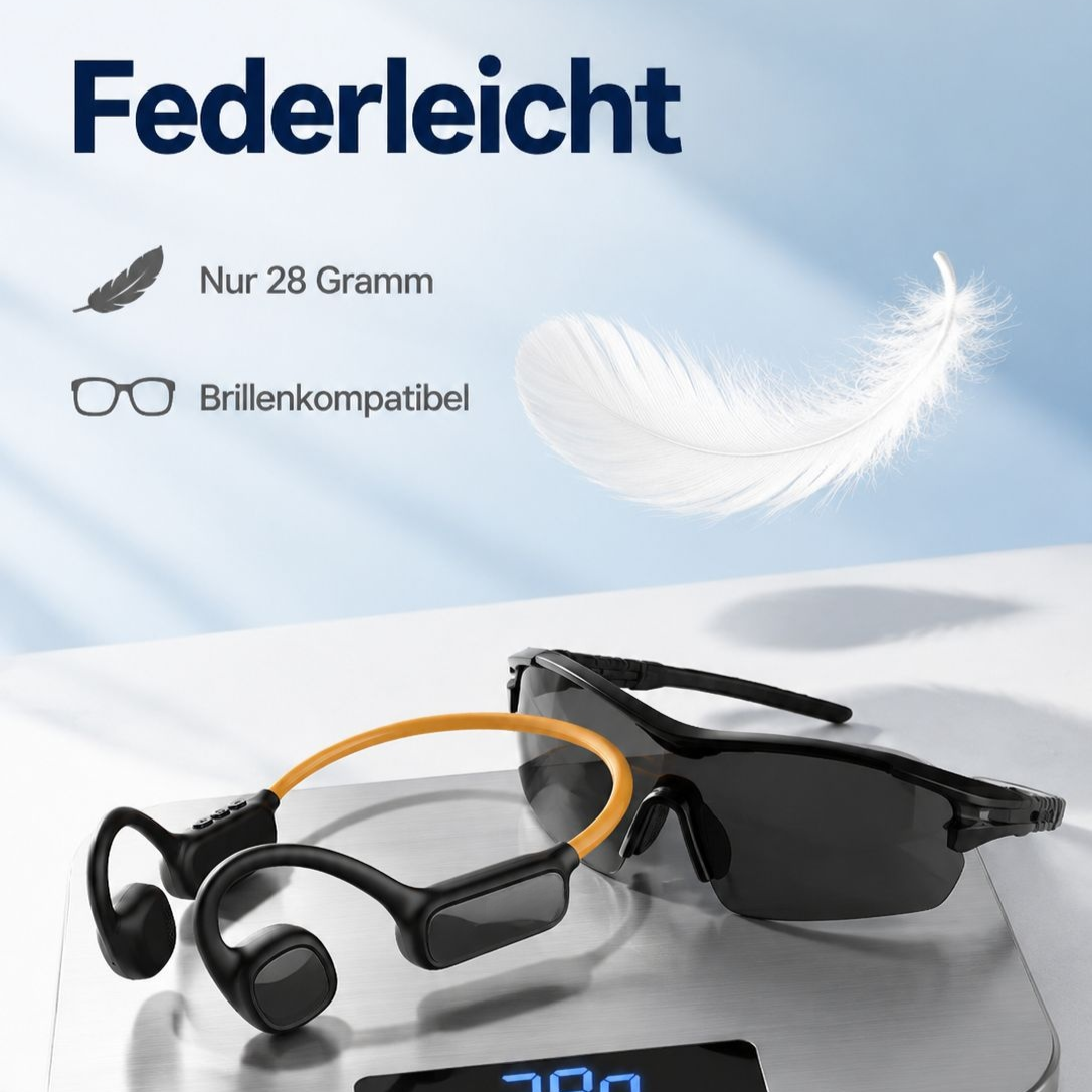 2025 neue leuchtende Luftleitung Bluetooth-Kopfhörer