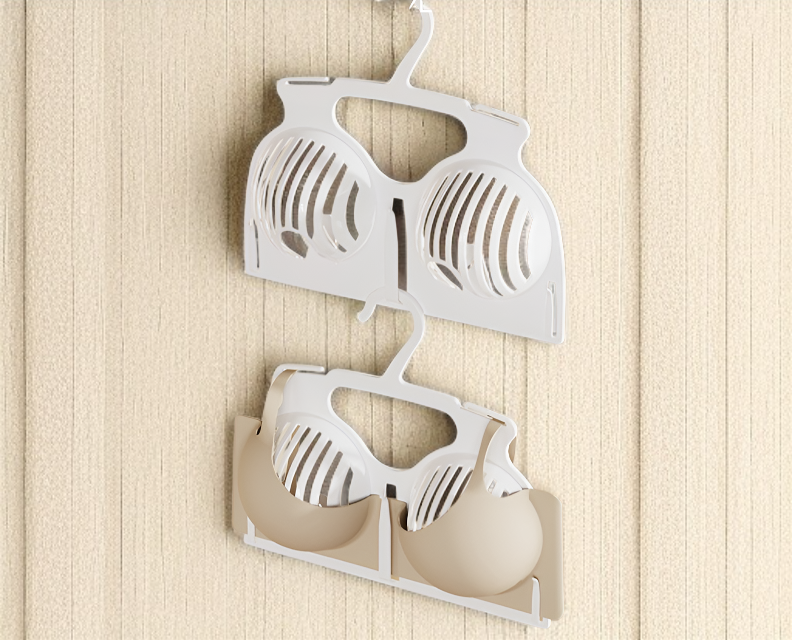 브라 변형 방지 건조대 사용 전과 후 비교