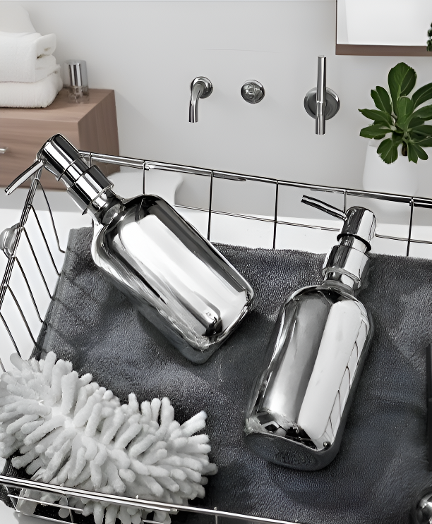 スキンケア用プッシュボトルの詳細画像