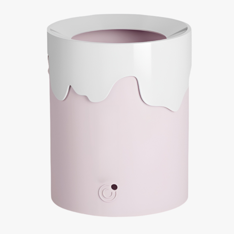 Poubelle créative grande avec couvercle pour salon, chambre, salle de bain et toilettes