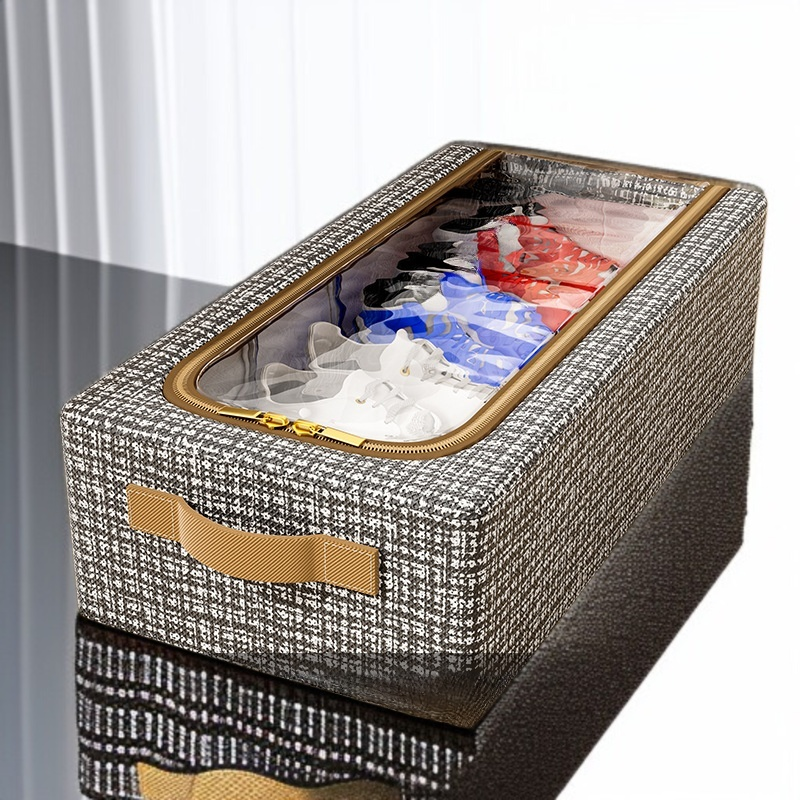 Składane pudełko na obuwie pod łóżkiem