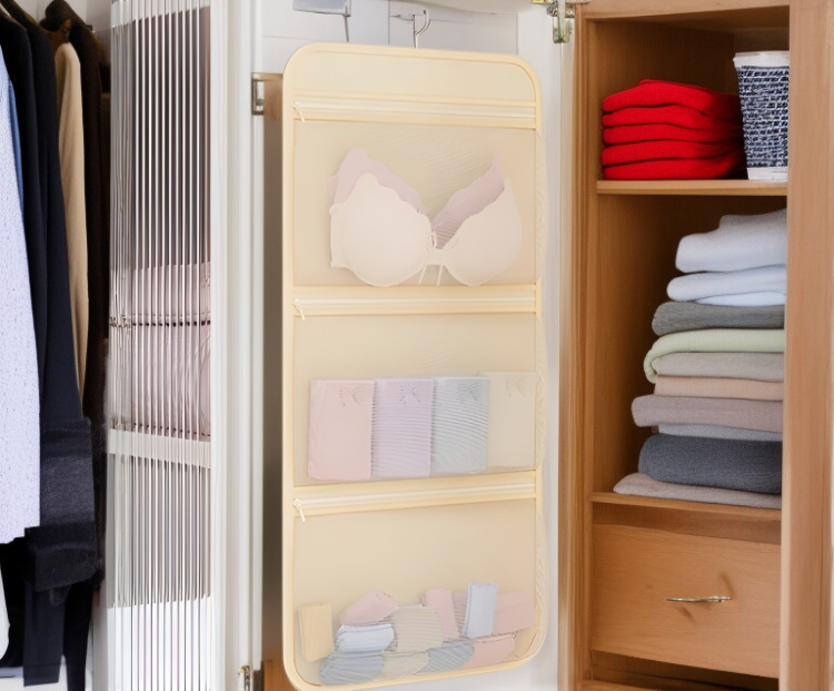 Bedside storage bag for socks and accessories