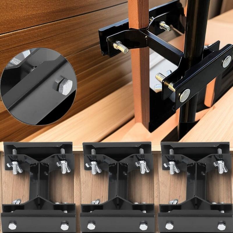 Garten Sonnenschirm Befestigungsclips, 3-teiliges Set für Schirmstangen