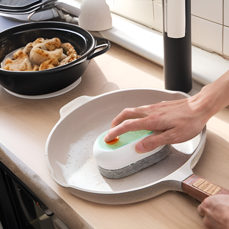 Kitchen Cleaning Multi-functional Brush, Lazy Person’s Dishwashing Magic Tool