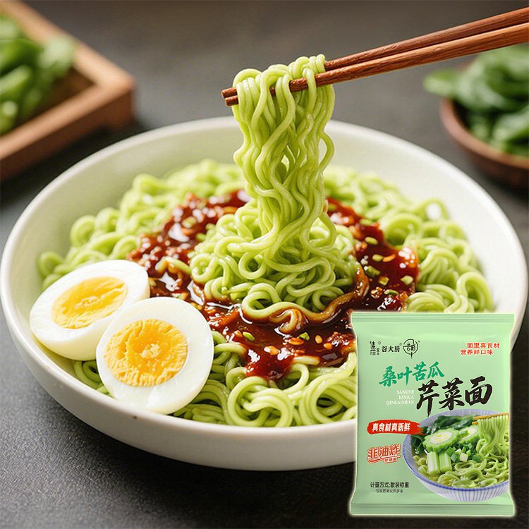 桑葉苦瓜芹菜泡麵