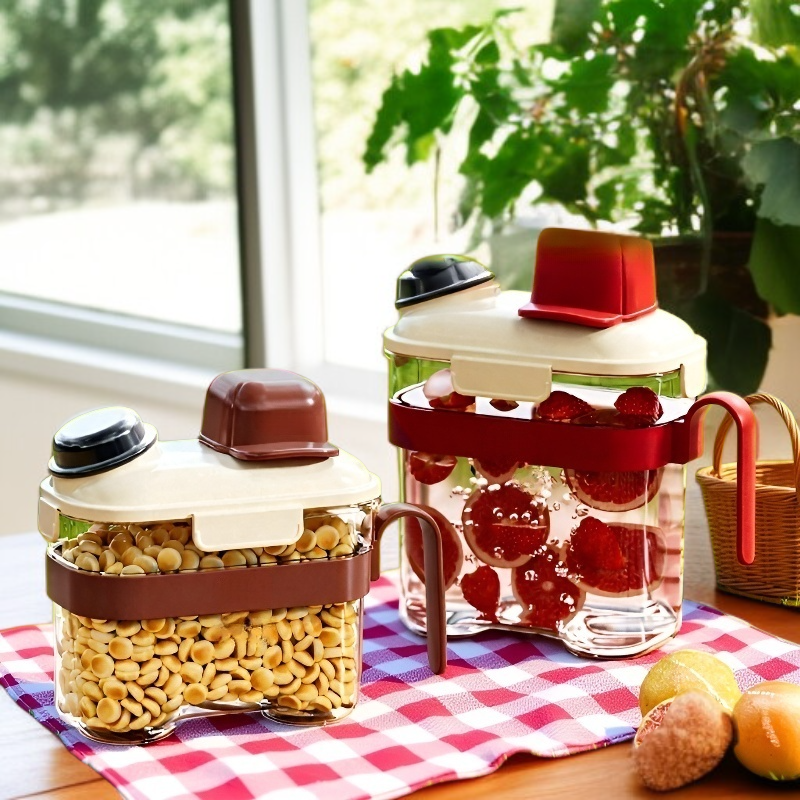 Kitchen moisture-proof transparent mixed grain sealed jar