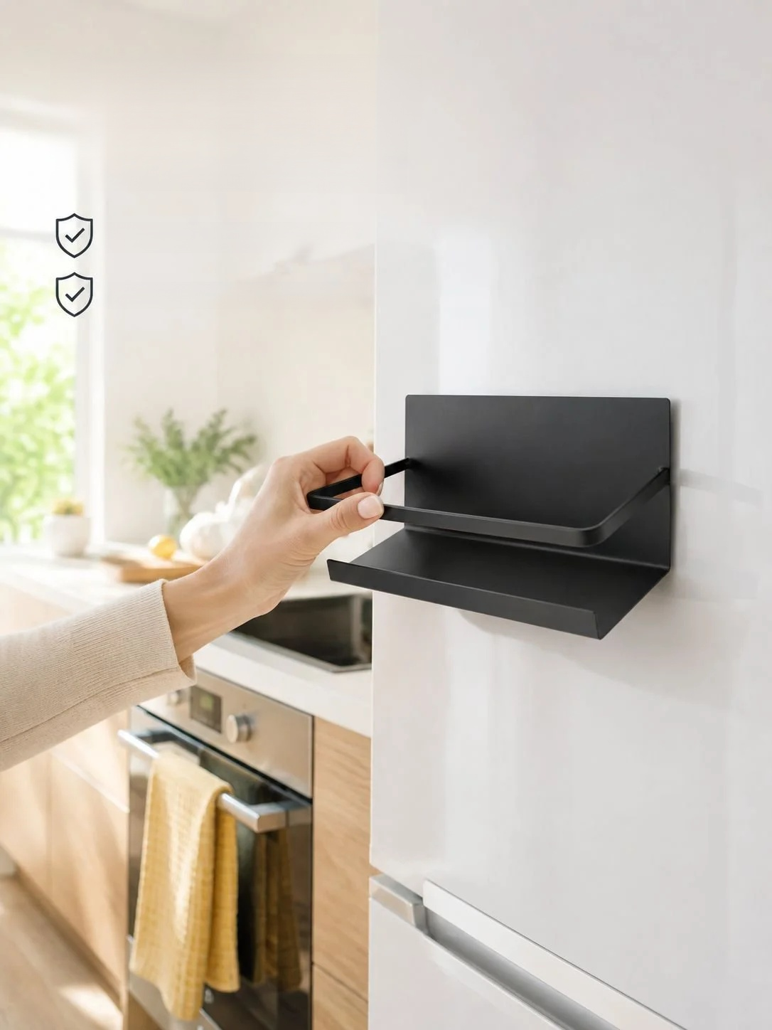 Étapes d'installation facile de l'étagère pour réfrigérateur
