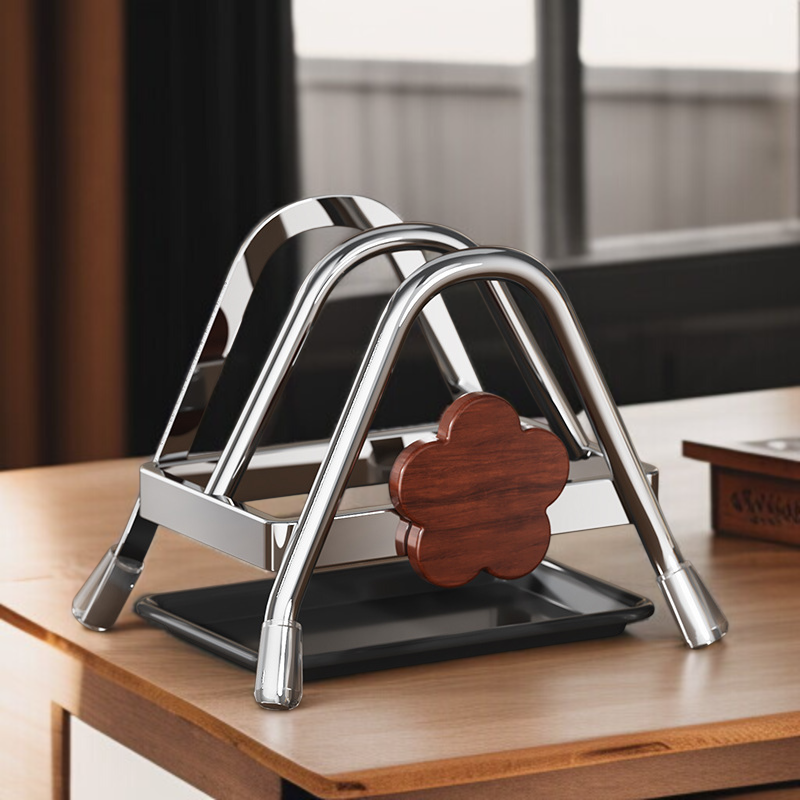 Soporte multipropósito para tablas de cortar con patrón de cuadros, fácil de limpiar y ajustable