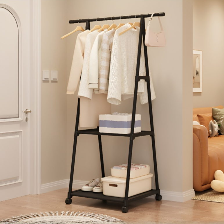 다기능 무타공 스탠드 옷걸이