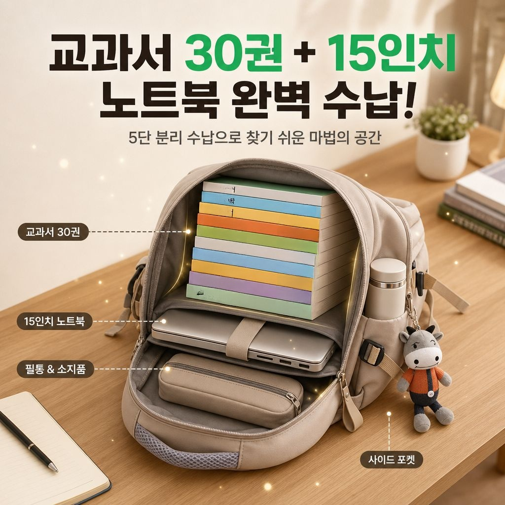 다층 척추 보호 대용량 백팩 2026 신상 학생 여행 가방
