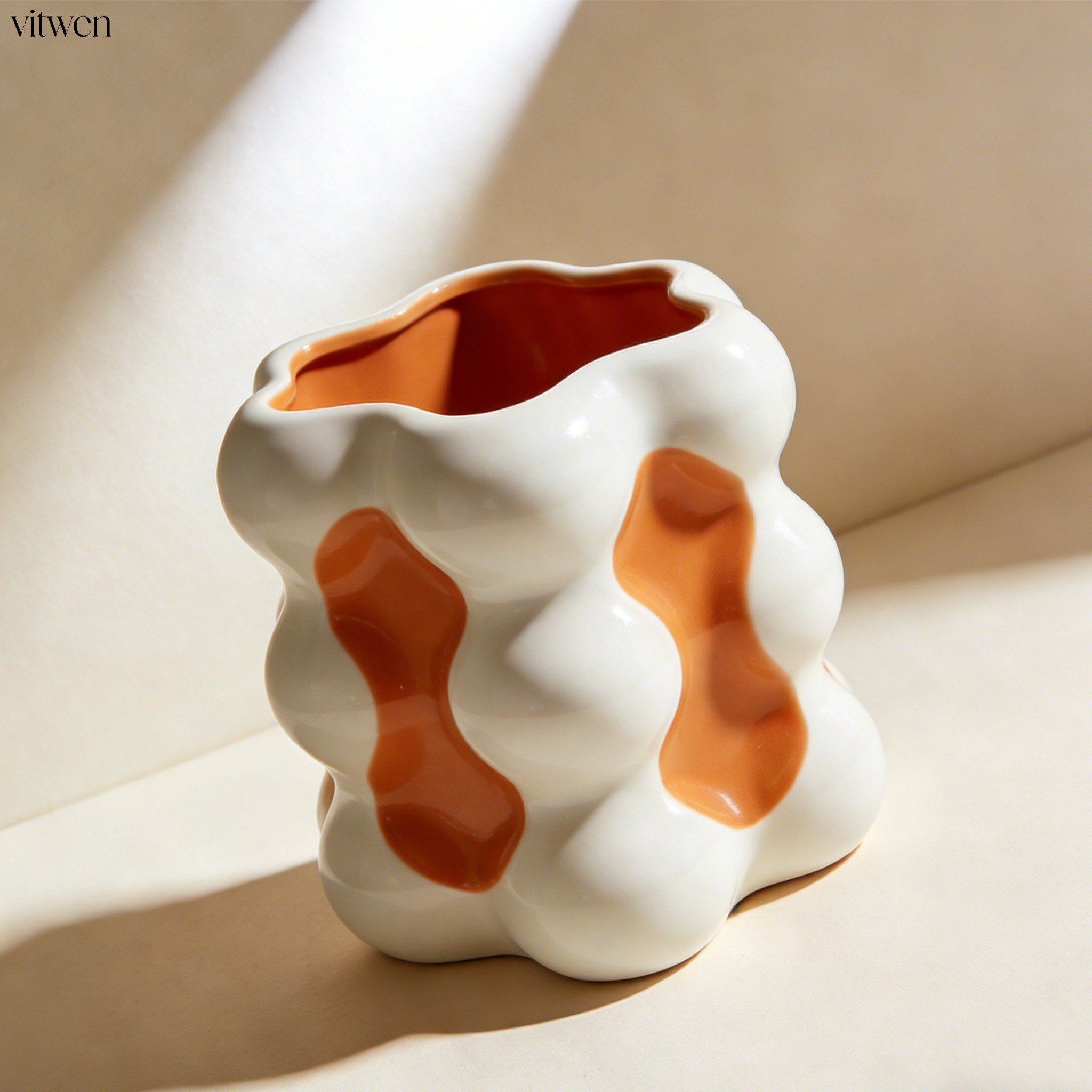 심플한 데스크탑 펜꽂이 10개입 전체 모습