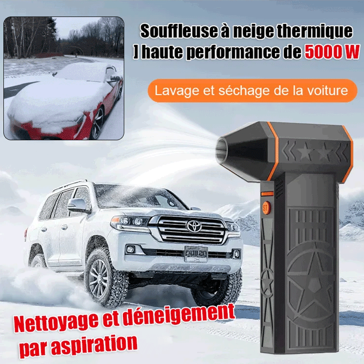 [5000w haute puissance] souffleuse à neige thermique