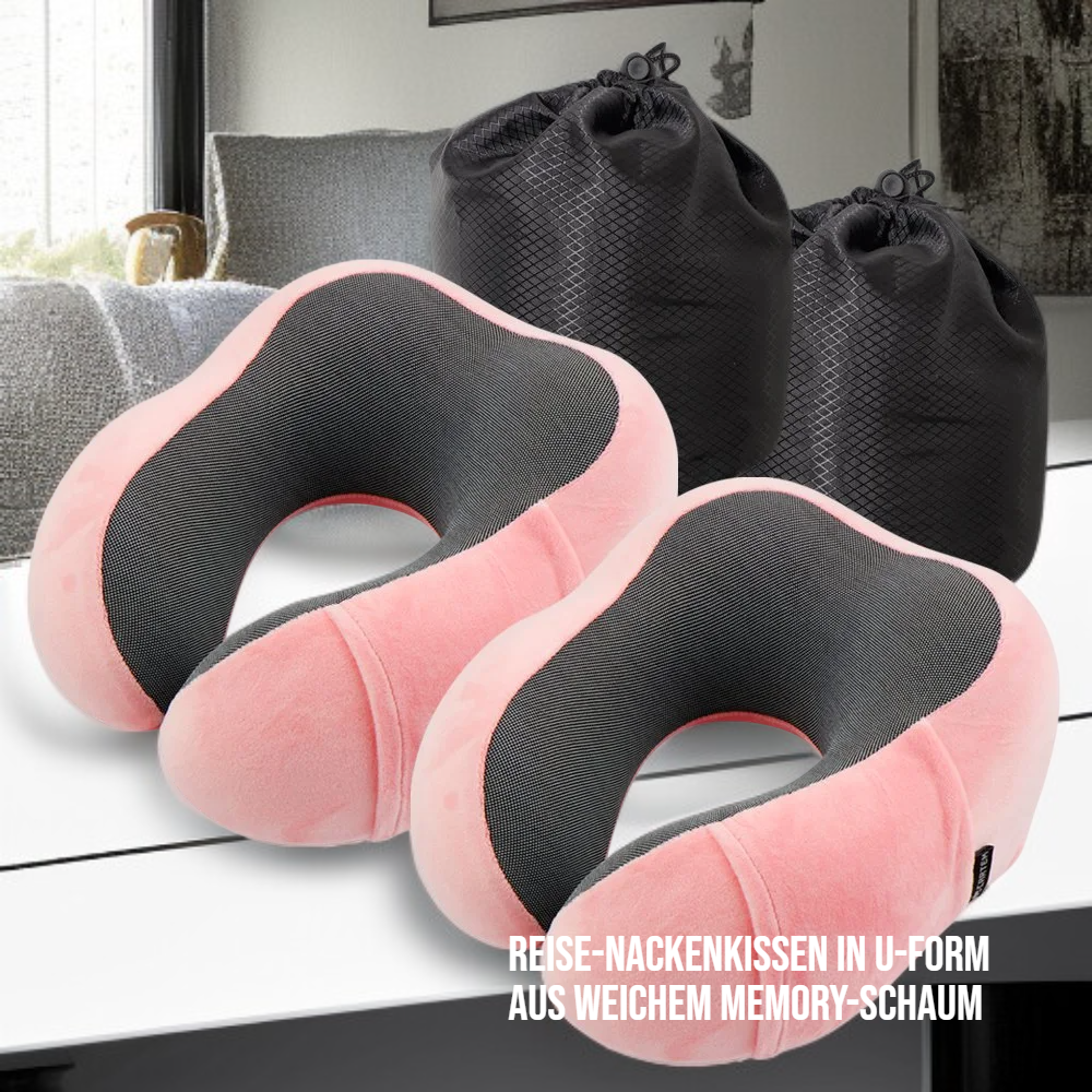 Reisekissen in U-Form aus weichem Memory-Schaum