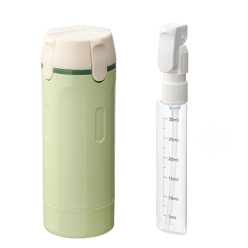 Portable four-in-one travel bottle