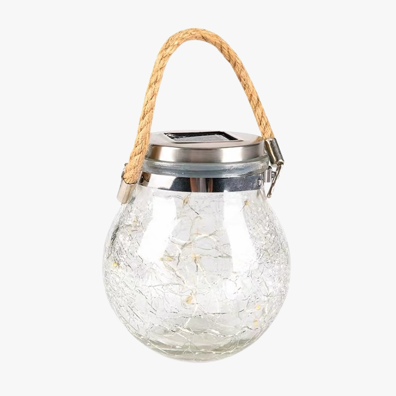 Outdoor Solar Wish Bottle Lamp